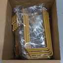 Hoteam 20 Pack Plate Stands for Display, 10 Pcs 4 Inch Metal Frame Plate Holder Display Stand and 10 Pcs 6 Inch Easel Rack for Pictures Photo Decorative Dish Collectibles Tabletop Art(Gold)