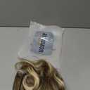 HAIRCUBE 24 Inch Ash Blonde Wig Long Curly Wigs for Women Heat Resistant Synthetic Wigs for White Women with Bangs Gray