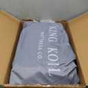 King Koil Luxury Air Mattress Queen with Built in Pump, Integrated Premium Pillow Inflatable Airbed for Guests, Camping & Home  (Black)