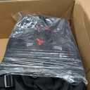 Motorcycle Backpack Waterproof Large Capacity Carbon Fiber Rider Backpack Hard Shell Reflective Motorbike Travel Suitcase Light Version (Green)