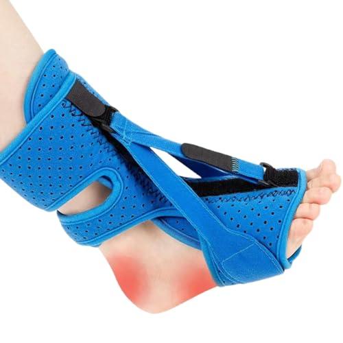 Plantar Fasciitis Night Splint-Upgrade 3 Adjustable Planter Facetious Relief Brace,Night Splint for Plantar Fasciitis Women & Men,Eases Plantar Fasciitis, Foot Drop & Achilles Tendonitis (1PC, Blue)