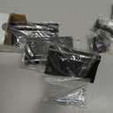 goldenwarm 3pack Black Door Hinges 4 Inch Self Closing Spring Door Hinge with Square & 5/8" Radius Corners - Adjustable Door Closing, Residential & Heavy-Duty Hardware