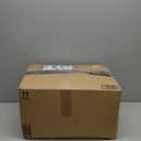 Anibedding 7 Pieces Striped King Size Comforter Set, Soft Microfiber Down Alternative Farmhouse Bedding All Season with Comforter, Pillow Shams, Flat Sheet, Fitted Sheet and Pillowcases (Brown-beige)