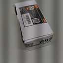 BESTTEN Keyed Entry Door Knob with Lock, Interior and Exterior Door Lock, Standard Ball, Satin Nickel