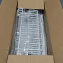 Delamu Pantry Door Organizer, Adjustable Metal Over the Door Pantry Organizer Rack, 6-Tier Over the Door Spice Rack, Kitchen Pantry Door Organizers and Storage, D5 W12 H52.1 inch, White, Small