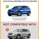 Tuyoung 300lbs All Aluminum Roof Rack Cross Bars Compatible with Buick Enclave 2018-2024 (with Flush Side Rails), Lockable Heavy Duty Roof Rails Crossbars Cargo Carrier Luggage Kayak Accessories