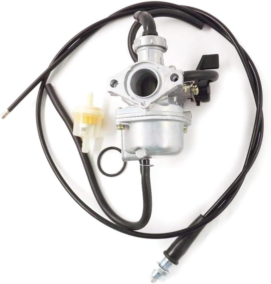 22mm Carburetor Carb Kit with Throttle Cable Fit for Honda CRF70 XR70 CRF70F XR70R Carb Engine