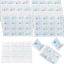 Reusable Ice Packs for Shipping & Coolers Dry Ice for Shipping Frozen Food Cold Pack for Lunch Bags, Long Lasting Cold Ice Pack Sheets for Transport Food (10 Sheets x 16 Cells)