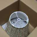 GOSO Small Pleated Lamp Shade -5 * 9 * 6.4 IN (Spider) Floral Lampshade for Table Lamps Wall Lamps Bell Lampshades Natural Fabric Lamp Shade Replacement-No Assembly Required, Art Deco 1 Pack (Yellow-Multicolor)