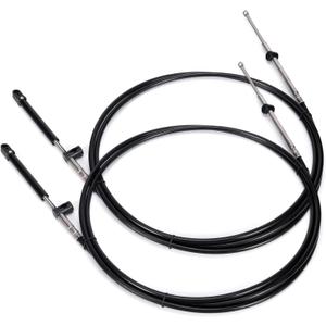 2pcs Boat Throttle and Shift Cables Compatible with Mercury MerCruiser Marine Force Outboard Engine 600A/4000 Series Controller(Gen 1/CC179xx, Gen2/CC189xx), 10 FT
