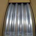 Land Guard 2Pcs Galvanized Raised Garden Bed Kit, 10 X 4 X 1ft Galvanized Planter Raised Garden Boxes Outdoor, Oval Large Metal Raised Garden Beds for Vegetables
