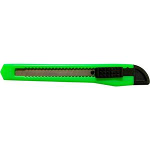 Small Neon Green Utility Knife Box Cutters Snap Off Blade 9MM Blade