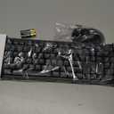 Rapoo X2100 Quiet Wireless Keyboard and Mouse Combo, 2.4GHz USB Receiver, 12 Multimedia Keys, Spill-Proof, Full-Sized, Compatible with PC, Laptop, Black