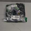 Garden Hose 25 FT, NON-EXPANDABLE Heavy-Duty Flexible & Lightweight Water Hose with 10-Function Nozzle, No-Kink Design, Leak-Proof Super Fabric, Solid Fittings for Lawn, Car, RV, Outdoor (BlackGreen)