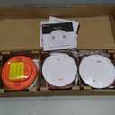 Kidde Smoke and Carbon Monoxide Detector, 10-Year Battery Powered, with Voice Alerts, LED Status Lights, 85 dB Alarm, 5 inches, 30CUD10-V, 3 Pack