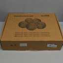 Stanbroil Ceramic Balls - 4 Round Fire Stones for Fire Pit Fire Bowl and Fireplace - Set of 12, Beige