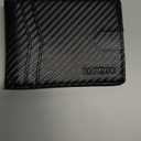 RUNBOX Wallet for Men Slim Rfid Leather 2 ID Window With Gift Box (Carbon Black-15 slots)