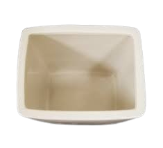 White Square Pot