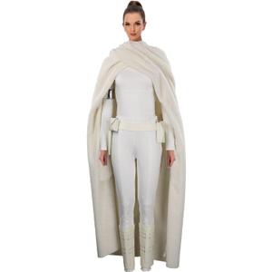 Women's Queen Cosplay Costume - Princess Halloween Outfit (Medium, White(with Colak))