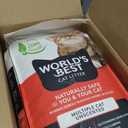 WORLD'S BEST CAT LITTER Multiple Cat Unscented, 32-Pounds - Natural Ingredients, Quick Clumping, Flushable, 99% Dust Free & Made in USA - Long-Lasting Odor Control & Easy Scooping