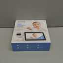 Simsky 7" UHD Touch Screen Baby Audio Monitor, Dual 4MP Cameras with Wall Mount, 6X Zoom & 32GB Local Storage, AI-Powered Cry Detection, Smart Tracking & Free Remote App Access