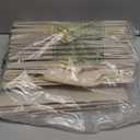 DIMJ Drawer Organizer Clothes, 12 Pack Dresser Organizer, Foldable Closet Organizers and Storage, Fabric Dresser Bins, Drawer Dividers for Nursery, Baby Clothes, Underwears, Sock (Beige)