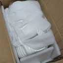 14 oz Porcelain Ramekins Oven Safe, 6 Pack Large Ceramic Creme Brulee Souffle Baking Dishes with Handle, 5 Inch French Onion Soup Bowls for Ramen, Stew, Lava Cakes, Pot Pie, White