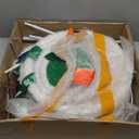 3Pcs 4.5FT 3D Snowman Christmas Decorations Outdoor with 170 Twinkling LED Lights - Large Christmas Yard Decorations for Holiday, Winter, New Year - Easy Assembly & Weatherproof