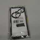 RMOCR Case for Samsung Galaxy A16 5G, Full Body Heavy Duty Rugged Shockproof Protective Phone Cover with Lanyard Strap, Tempered Glass Screen Protector and Camera Lens Cover, Black Matte