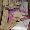 Lehoo Castle Wooden Train Set, Unicorn Train Set for Toddlers 2-4, Wooden Train Track Toddler Girl Toys Pink Train Fantasy Toys for 3 4 5 6 Year Old Girl