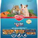 Kaytee Forti-Diet Pro Health Nourish+Protect Hamster and Gerbil Food, Comprehensive Nutrition Backed by Science, Digestive Health, Immune Support, 3 Pounds (EXP 06/13/26)