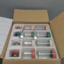 12Pack Overnight Oats Containers with Lids, 16oz, 8oz & 4oz Glass Jars with Airtight Lids, Wide mouth Mason Salad jars, Glass Food Storage Containers for Yogurt Chia Pudding Snacks Cereal & Spices