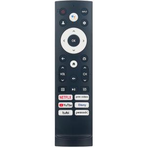 ERF3M90H Replacement Voice Remote Control Compatible with Hisense LED 4K Smart TV 43A6H 43A65H 43A68H 50A6H 50A65H 50A68H 55A6H 55A65H 55A68H 65A6H 65A65H 65A68H 75A6H 75A65H 75A68H 50U6H 55U6H 65U6H