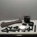 Ceiling Fan with Light Remote: 52 Inch Modern Bedroom Fans with Dimmable Tri-Color Temperature LED - Quiet Reversible DC Motor - Indoor Outdoor (Black+Walnut-5)