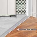 Gaahing Aluminum Floor Transition Strip, 2Pcs 35.4in x 3.9in, Matte Silver