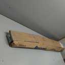 Acrimet Nap Cot for Kids, Portable Toddler Child Bed, Stackable, 52" L (Stainless Steel Tubes) (Blue Breathable Mesh Fabric - Gray Feet) (1 Pack)