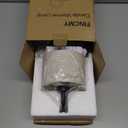 FINCMY Candle Warmer Lamp with Timer, Dimmable Candle Wax Warmer Candle Lamp Warmer with 2 Bulbs, House Warming Gifts Christmas Gifts for Women Bedroom Home Decor (Linen-Upgraded)