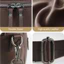 Crossbody Bags for Women, Large Vegan Leather Trendy Bum Bag