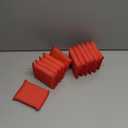 SCRUBIT Multi-Purpose Dish Scrub Sponge, Non Scratch Scouring Pads, Cleaning Sponges for pots, Dishes & Non-Stick Cookware - Pot Scrubber Sponges for Kitchen & Bathroom - 12 Pack Dish Sponge (Red)