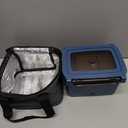 2026 Upgraded Cordless Electric Lunch Box for Adults, XL 6.3-Cup Rechargeable Heated Lunch Box with 20,800mAh, Self-heating Food Warmer for Construction, Travel & Office (Blue)