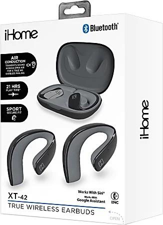 Bytech iHome XT-42 True Wireless Bluetooth In-Ear Earbuds HMAUBE238