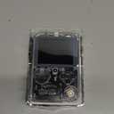 Retro Handheld Game, 3 Inch LCD Screen Portable Video Game Console with 256 Classic Games, 800 mAh Rechargeable Battery Support for Connecting TV and Two Players (Transparent White )