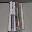 Rolling Pin nonstick and Silicone Baking Pastry Mat combo kit, Adjustable Rolling Pin With Thickness Rings for Baking Fondant, Pizza, Pie, Pastry, Pasta, Dough, Cookies (Red)