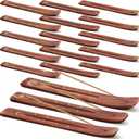 Maxcheck 30 Pcs Wooden Incense Holder for Sticks Sandalwood Incense Sticks Holder Incense Burner Ash Catcher 10 Inch Handmade Inscent Tray for Home Decor Meditation Aromatherapy Yoga, 3 Styles