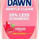 Dawn Gentle Clean EZ-Squeeze Dishwashing Liquid Dish Soap, Pomegranate and Rose Water Scent 24.3 fl oz
