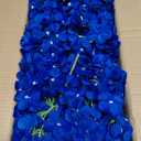 Mason Jars with Hydrangea, 10 Set Artificial Flower Table Centerpieces Glass Flowers Vases Decor for Home Wedding Farmhouse Bridal Shower Graduation Boho Decorative(Royal Blue)