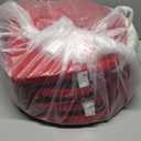 KCVV Chair Cushions for Dining Chairs 4 Pack 17''x16''Kitchen Chair Pads with Washable Cover Indoor Dining Chair Cushion with Ties and Non-Slip Backing Chair Pads for Dining Chairs (Burgundy)