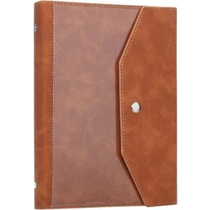 Mr. Pen- A5 Leather Planner Binder, Brown, A5 Refillable Notebook Binder