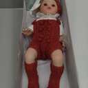 Reborn Baby Doll, 18-Inch Realistic Newborn Baby Doll with Hand-Rooted Hair and Cute Sweater, Full-Body Vinyl Baby Dolls for 3+ Ages, Gifts, Collect