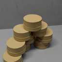 Geyee 24 Pcs Round Paper Mache Box, Small Gift Box with Lid 3.9 Inch Nesting DIY Cardboard Craft Empty Boxes for Adults Decoupaging Painting Crafting Storing Jewelry Treasure